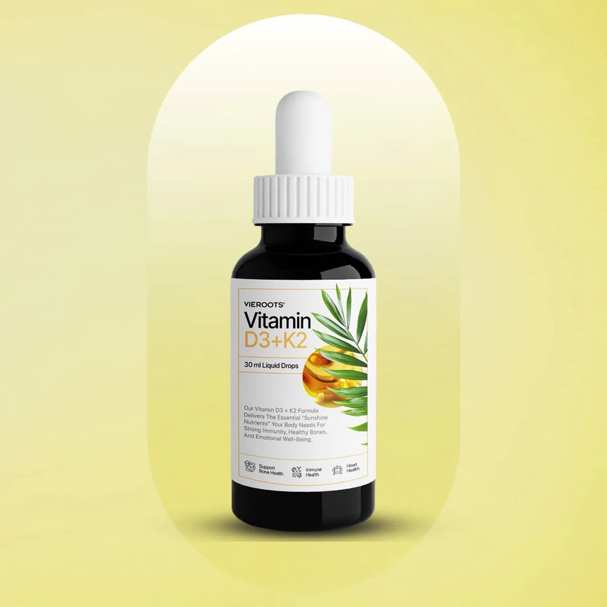 Vieroots Vitamin D3 + K2 Liquid Drops - Image 5