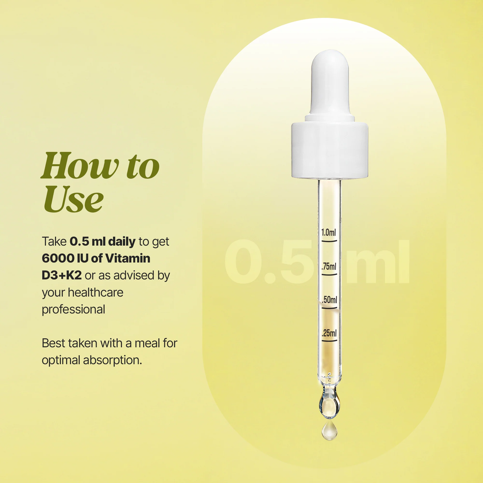 Vieroots Vitamin D3 + K2 Liquid Drops - Image 9